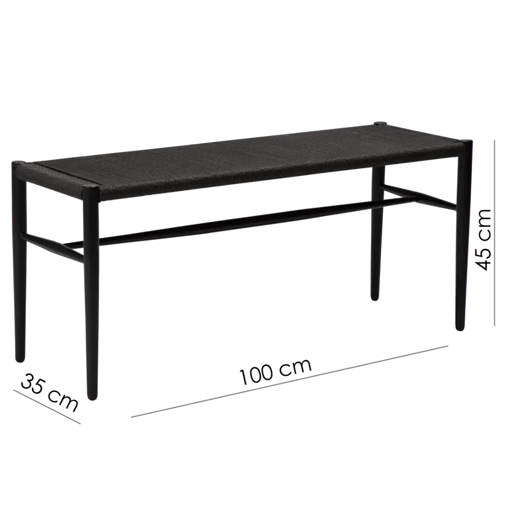 sava-bench-black-paper-cord-with-black-metal-legs-700500910-10-measurements.webp