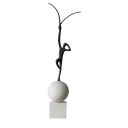 SCULPTURE MÉTAL ET MARBRE RESULTAT ET SATISFACTION