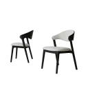 SET 2 CHAISES LEA. BOIS