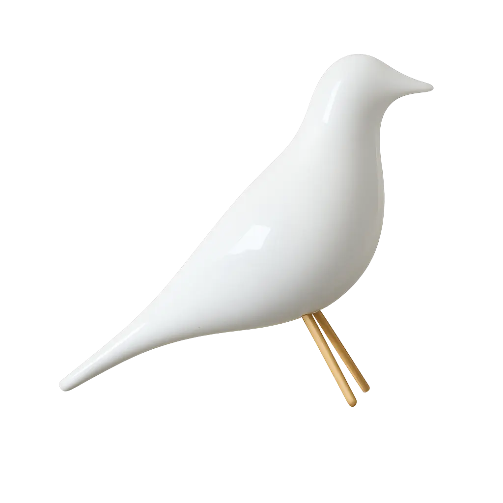 [INTERIORISMO] OISEAU EN CERAMIQUE BRILLANT