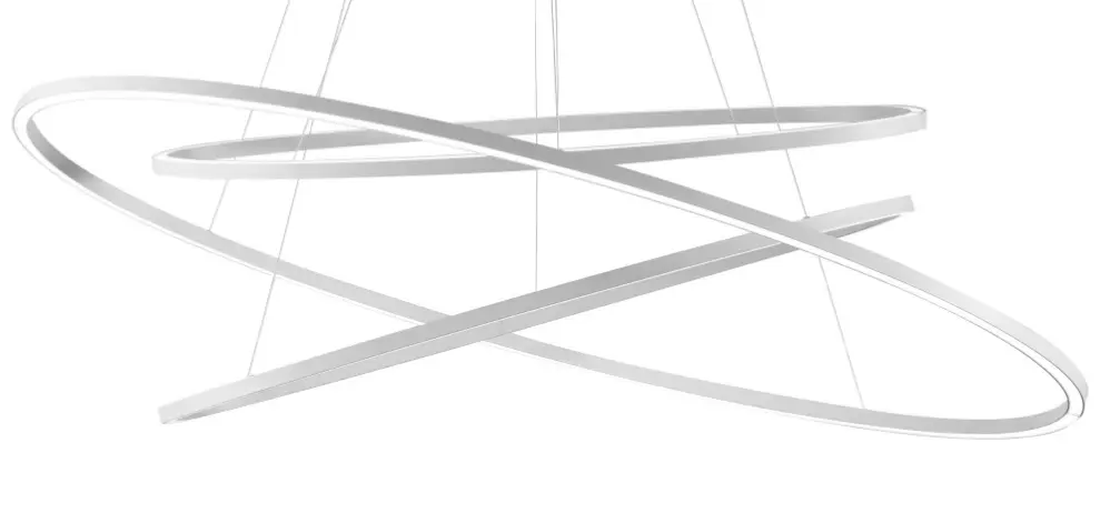 LAMPE A SUSPENSION ELLISSE TRIPLE NOIR
