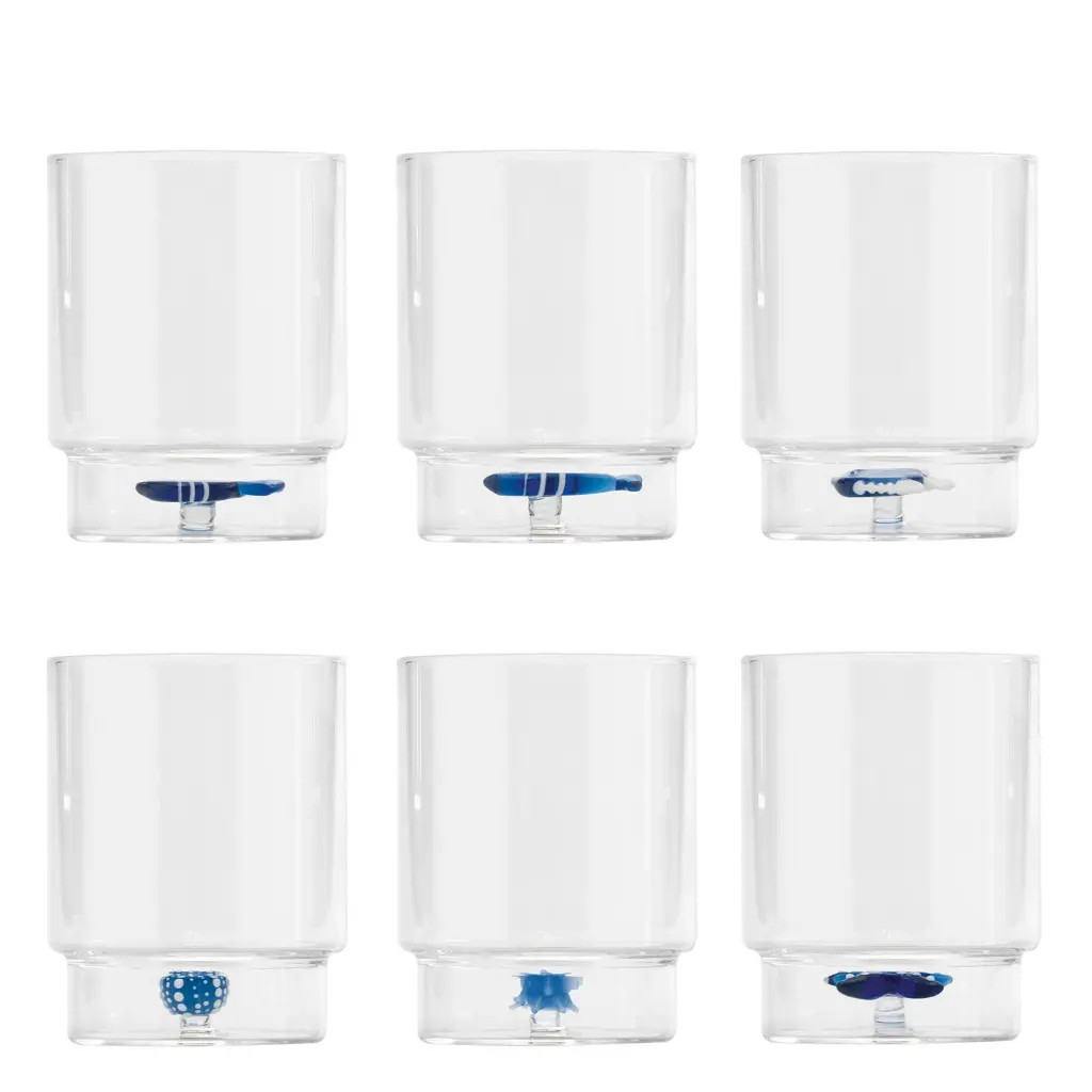 [ZAFFERANO] Assortiment verre Teca lot de 6