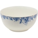 Bol de soupe Blanc, Bleu Ø 14x7 cm / 500 ml