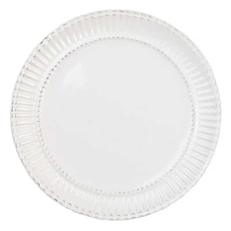 Assiette pour le Petit Déjeuner Blanc Ø 21x2 cm