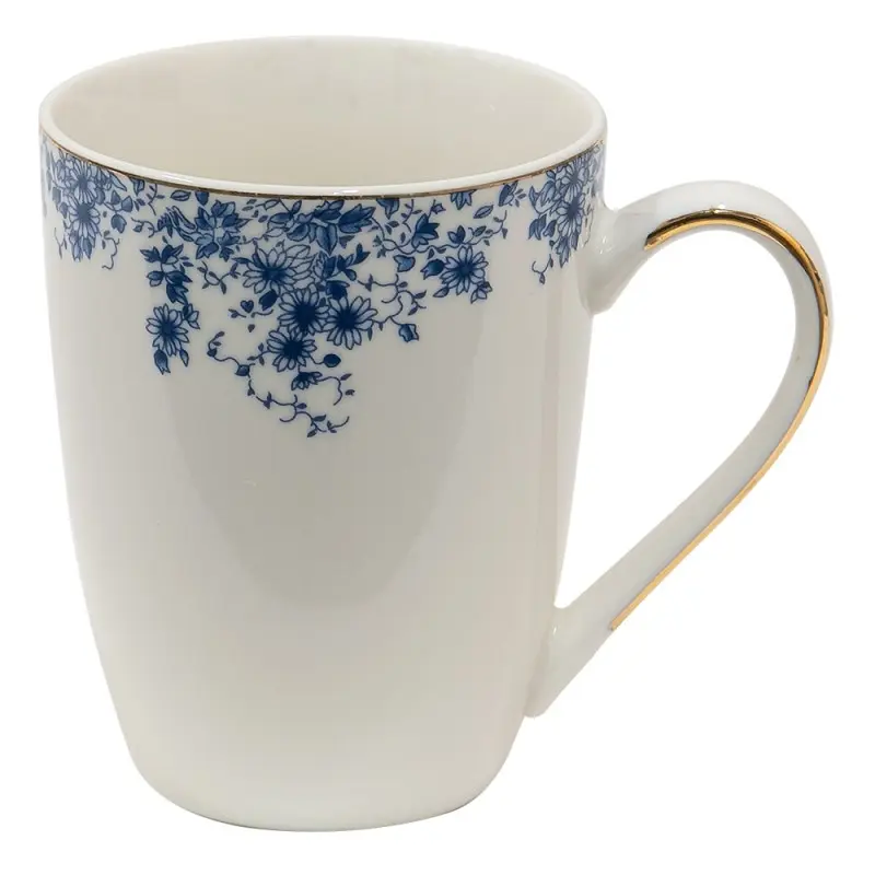 Tasse Blanc, Bleu 12x9x11 cm / 330 ml