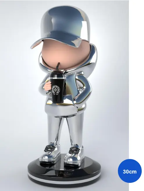 KID CUP BY LEO ET STEPH COLLECTION CHROME ARGENTE