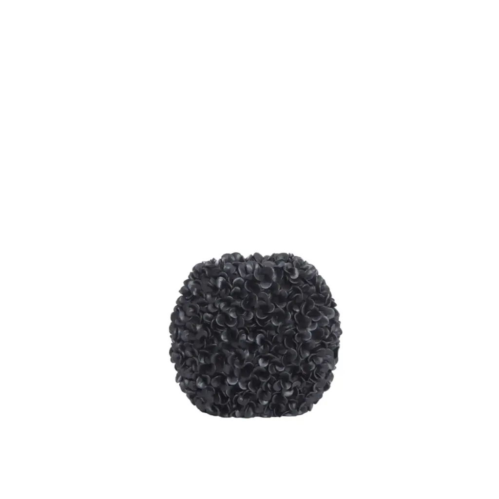 Vase déco 31,5x17x28 cm PHYLIA noir mat
