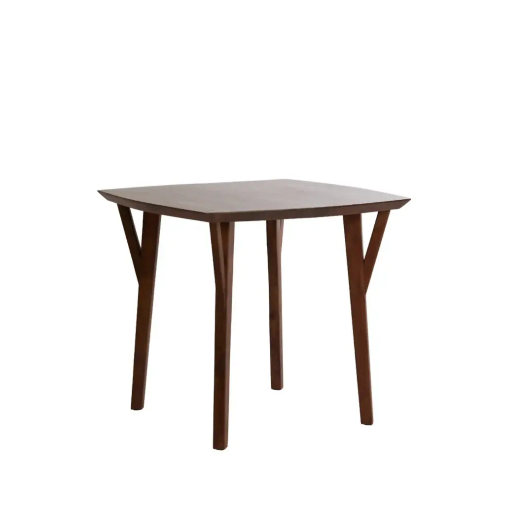 Table à manger 85x85x78 cm QUENZA bois d’acacia marron