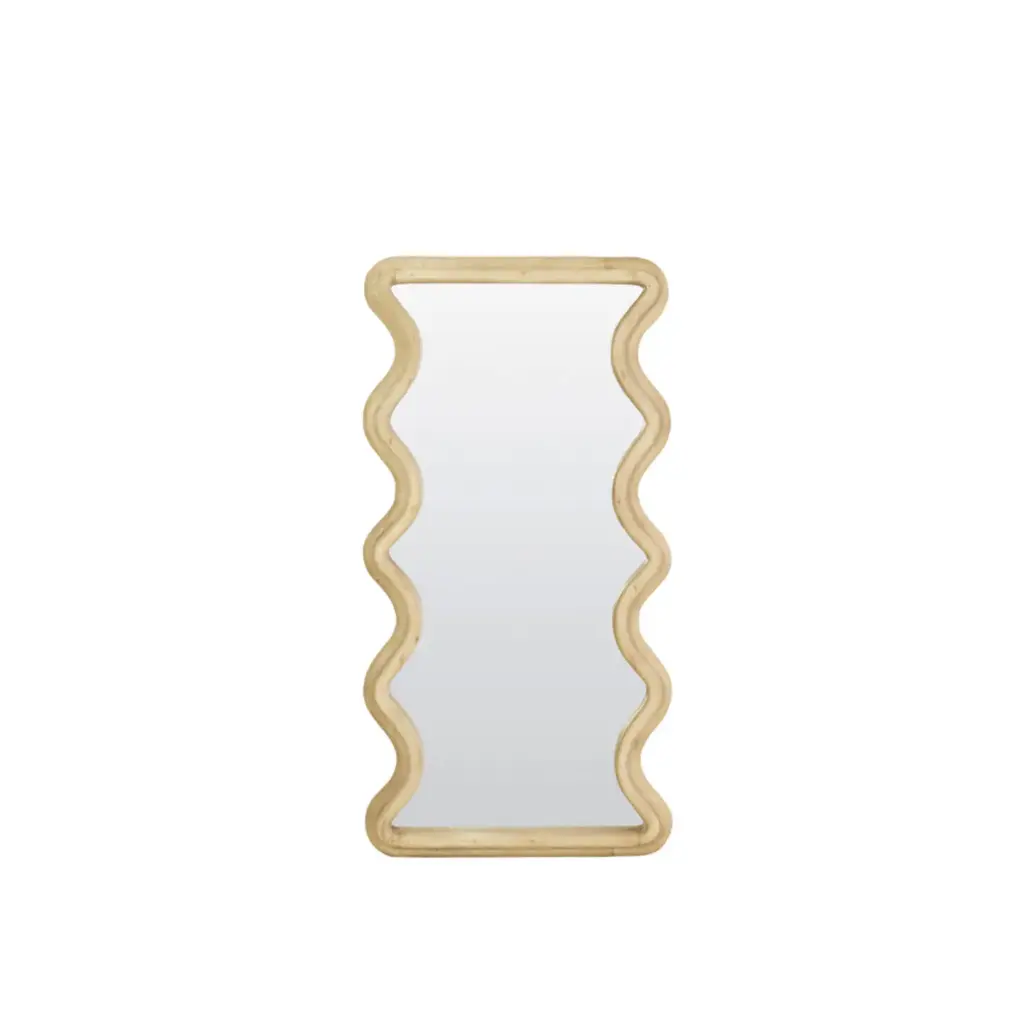 Miroir 62x6x120 cm ALIVA bois mat naturel