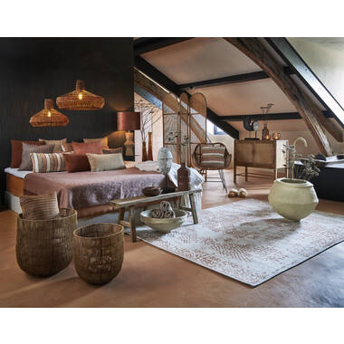 Paravent -Séparateur de pièce 150x180 cm Sangle HERWIN naturel