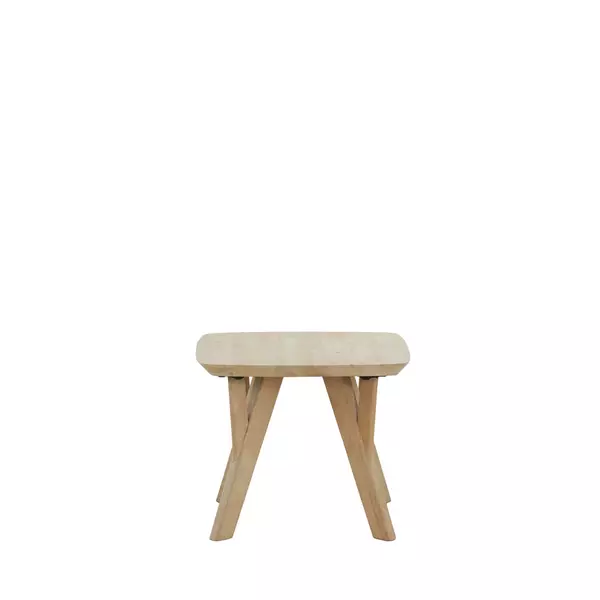 Table d’appoint 44x44x36 cm QUENZA bois de manguier naturel