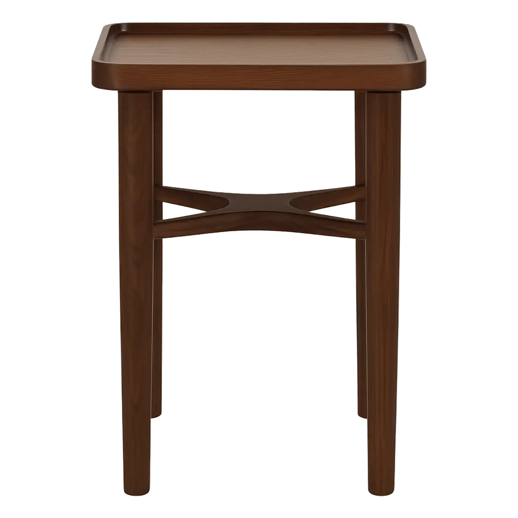 Pilier 32x32x80 cm QIANO bois d’acacia marron