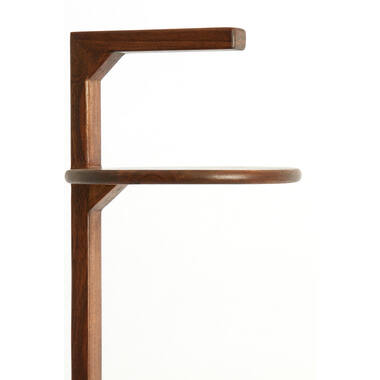 Table d’appoint Ø26x77 cm DELMINO bois d’acacia marron