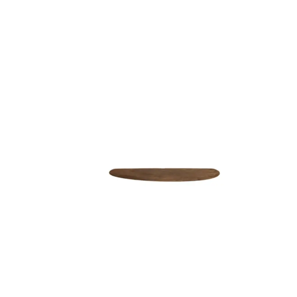 Étagère murale 49x15x3 cm GINOSU marron foncé mat