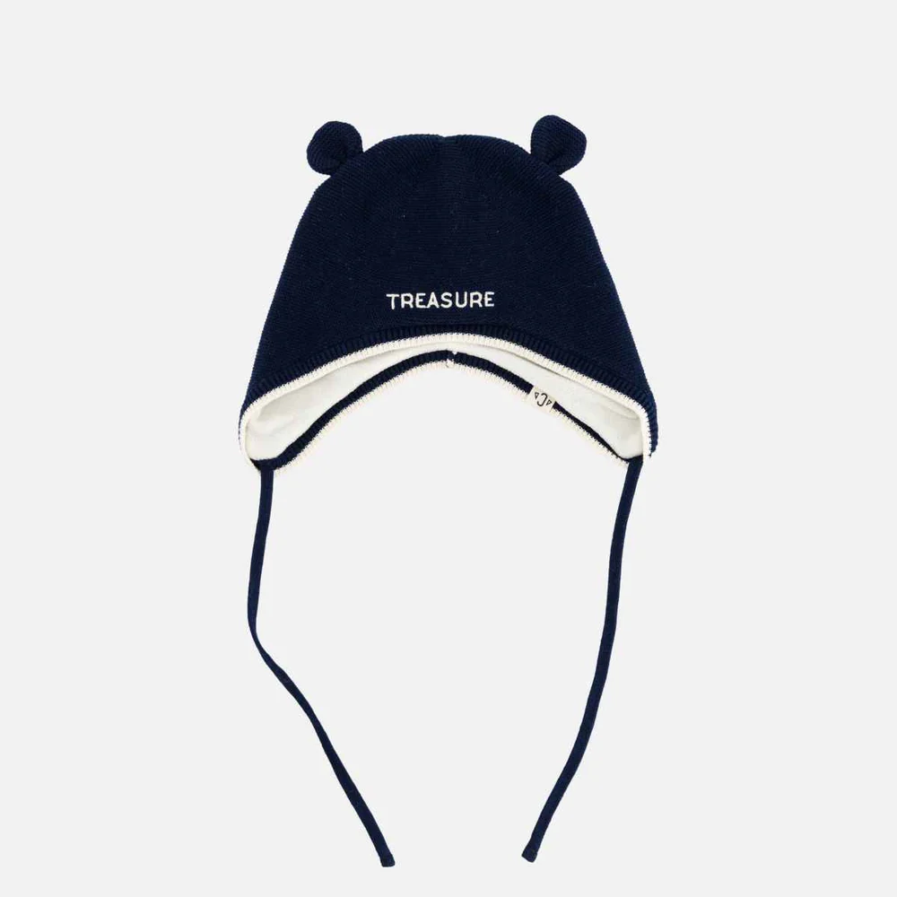 Bonnet Bébé Treasure Bleu 3-9 mois