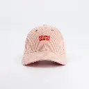 Casquette en velours côtelé Drama Queen Chalk Pink adulte