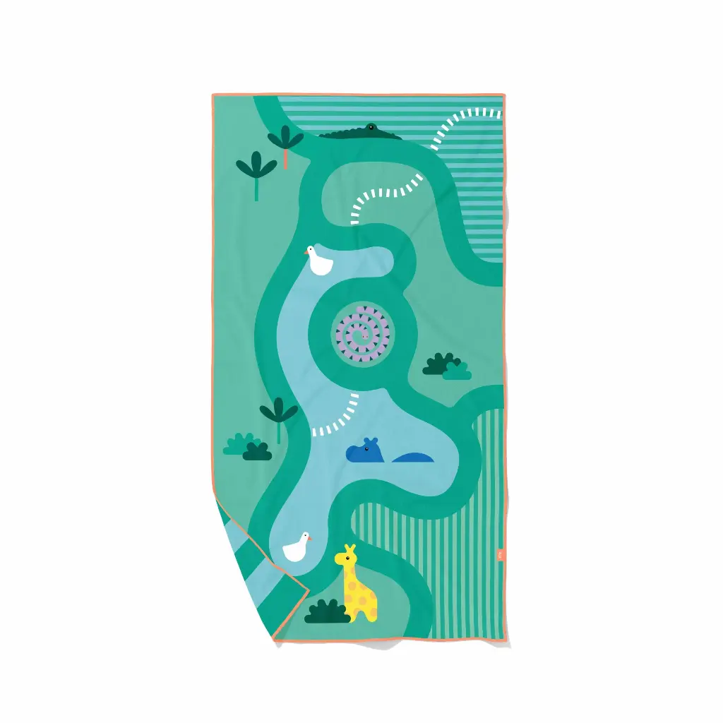 PlayTowel L (180 x 100cm) -  Safari