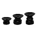 [OPJET] Set de 3 bougeoirs Padre noir Opjet