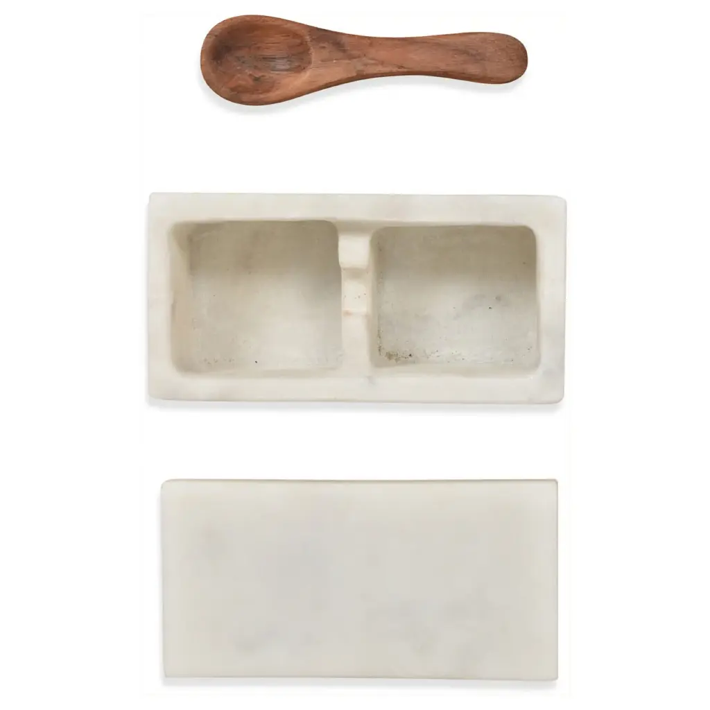 Objet décoratif sel et poivre marbre Opjet