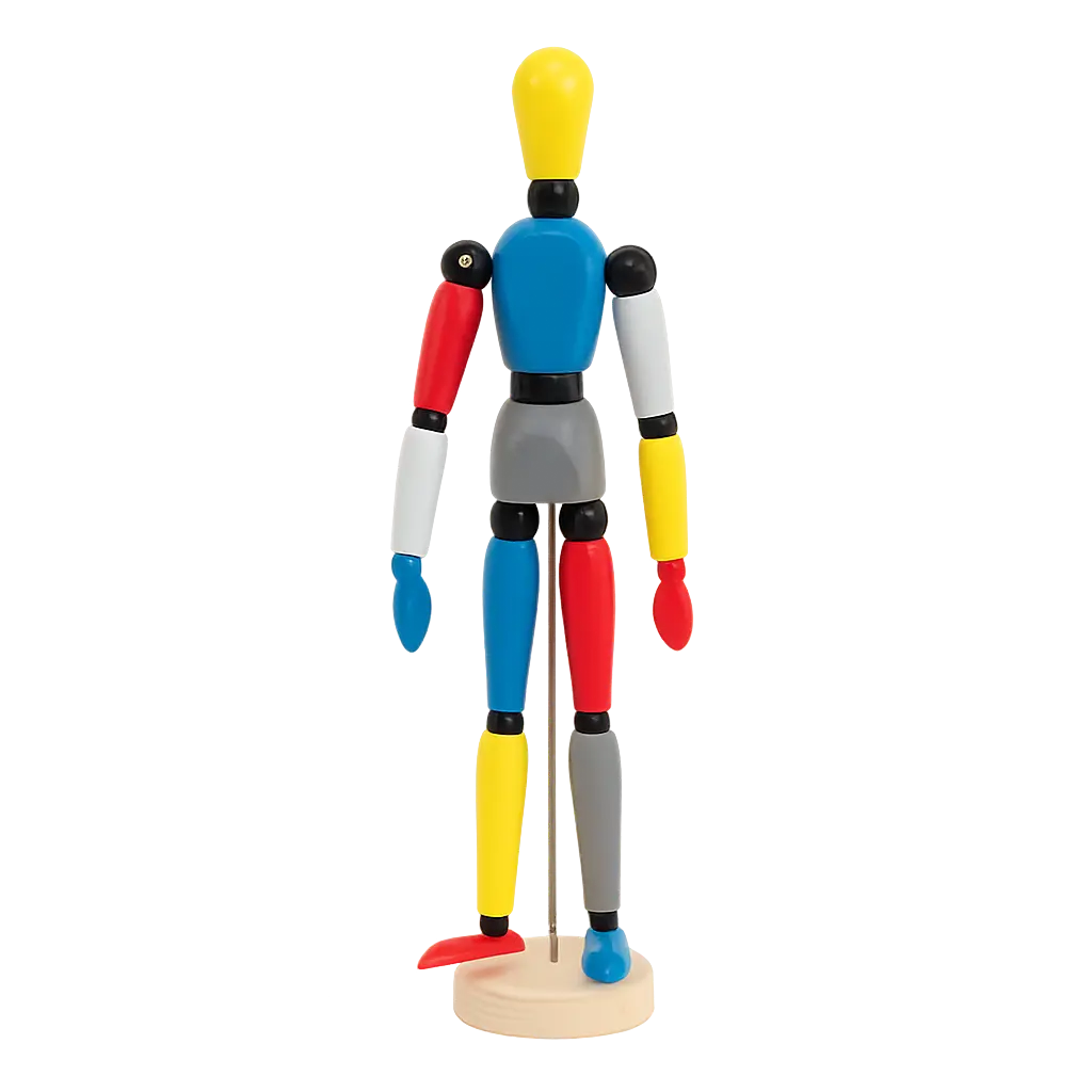 Piet le mannequin de l'artiste