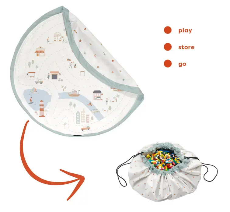 noomad - citymap toy storage bag
