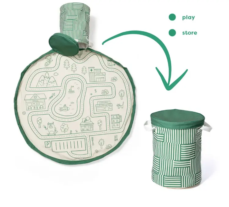 Tapis de jeu et panier de rangement Roadmap