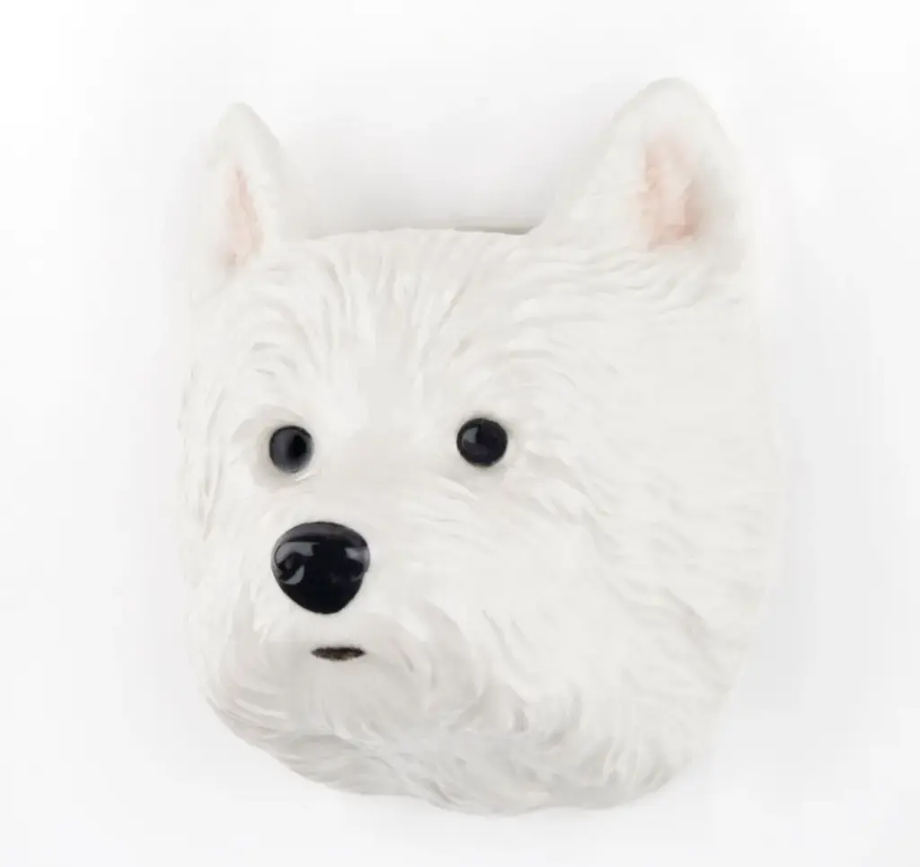 Vase mural Westie