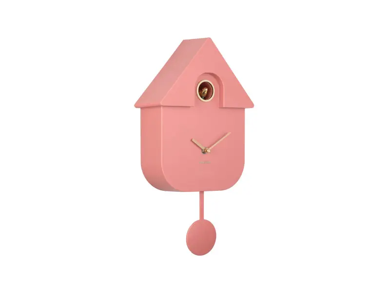 Horloge murale Coucou Moderne Oro ABS rose beige