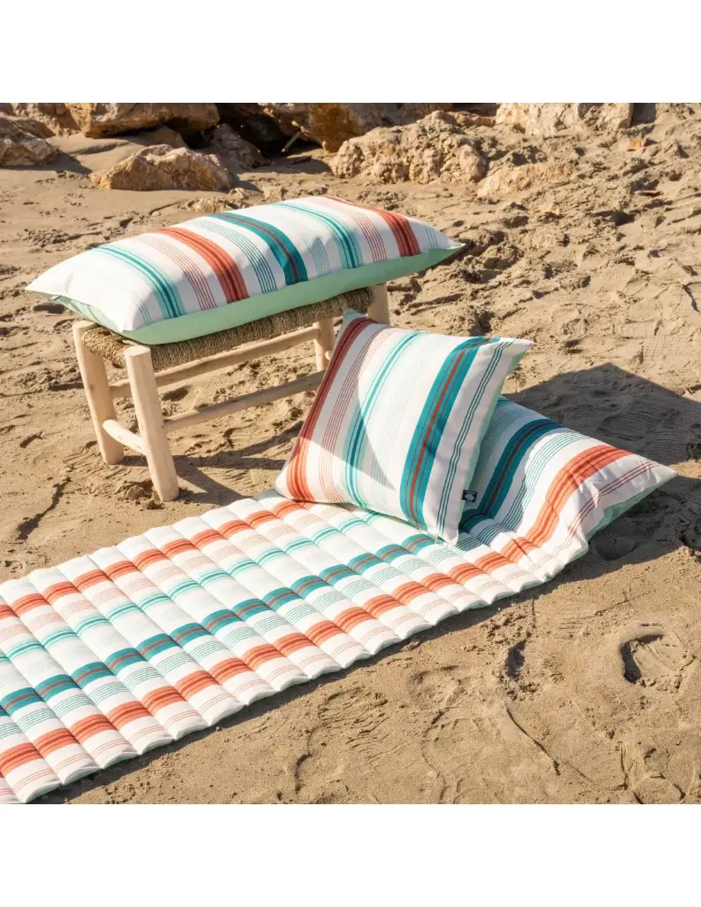 MATELAS DE PLAGE 60X180 ST JEAN DE LUZ BRIQUE