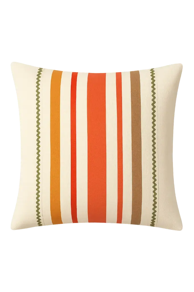 COUSSIN 40X60 ST JEAN DE LUZ BRIQUE