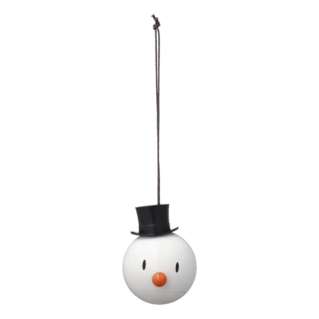 Hoptimist Décoration à suspendre Bonhomme 2 pces Blanc