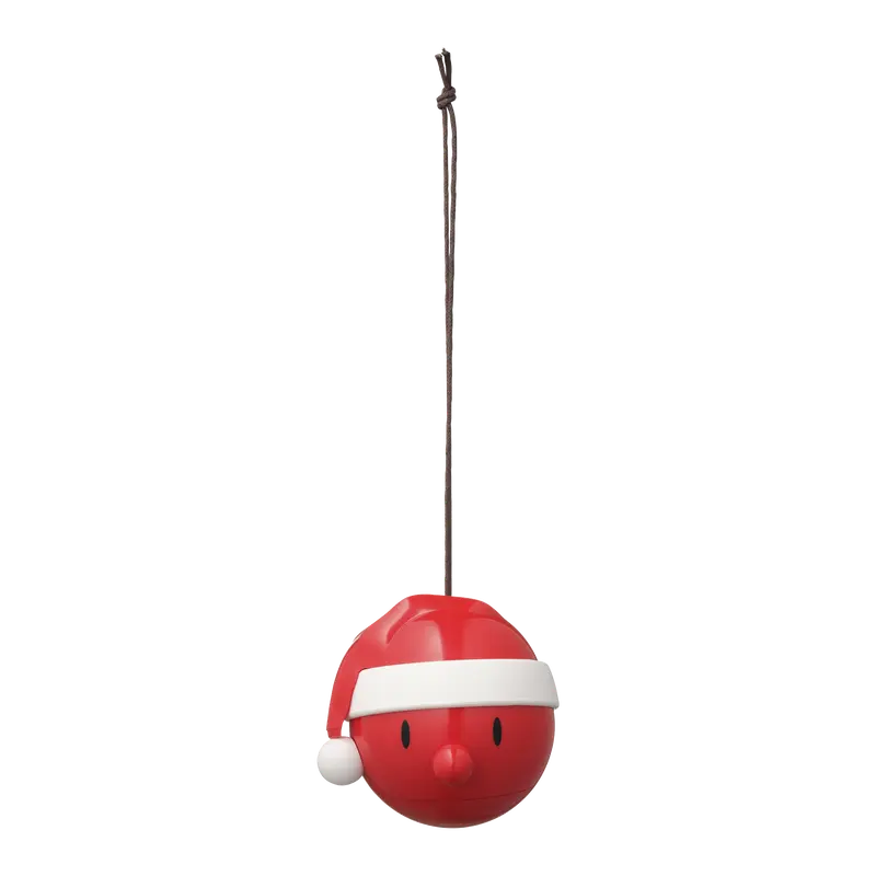 Hoptimist Décoration à suspendre Santa 2 pces Rouge