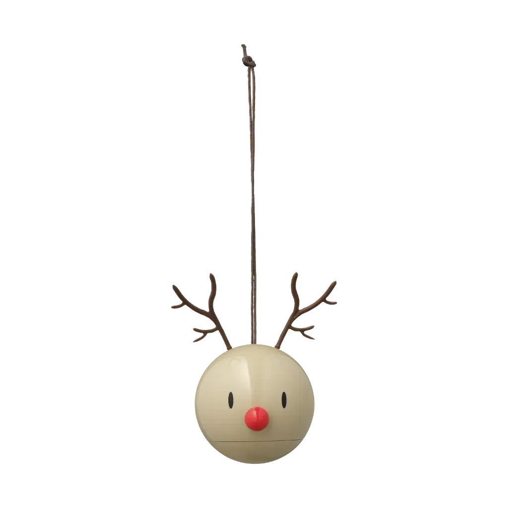 Hoptimist Décoration à suspendre Renne 2 pces Latte