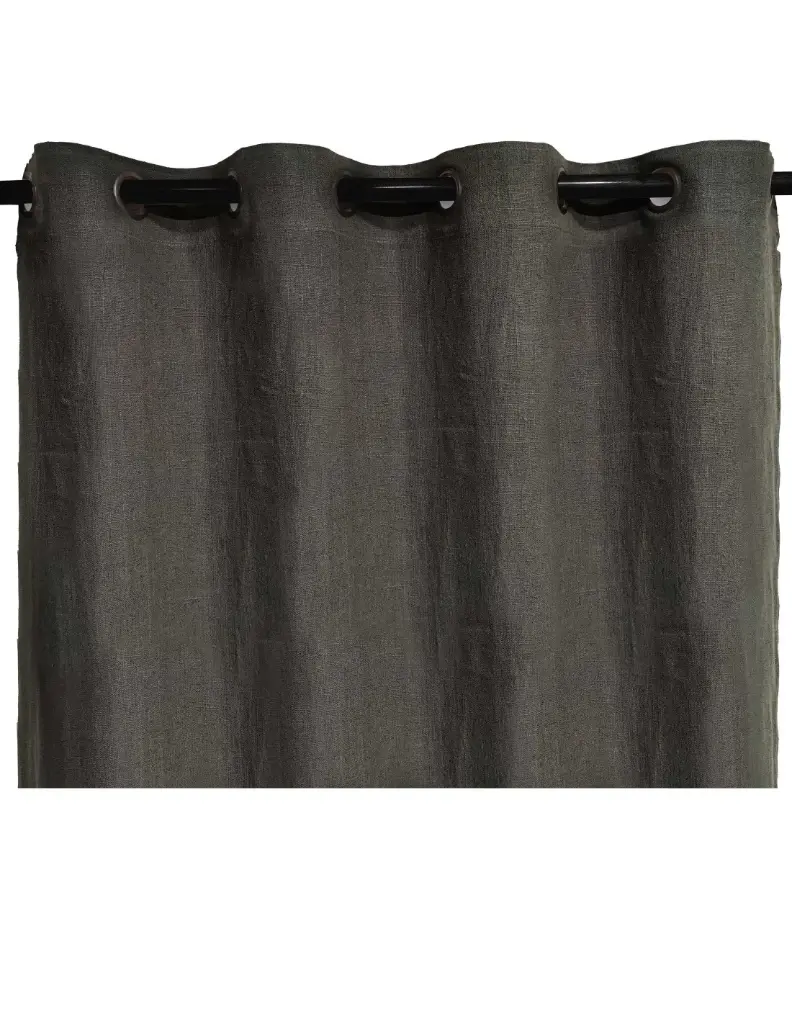 [SUD ETOFFE] OEILLET LINO 330 140X250 TARMAC