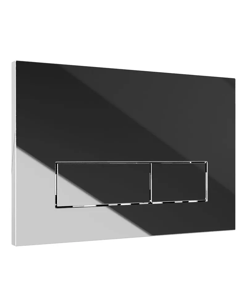 PLAQUE DE COMMANDE WC CHROME
