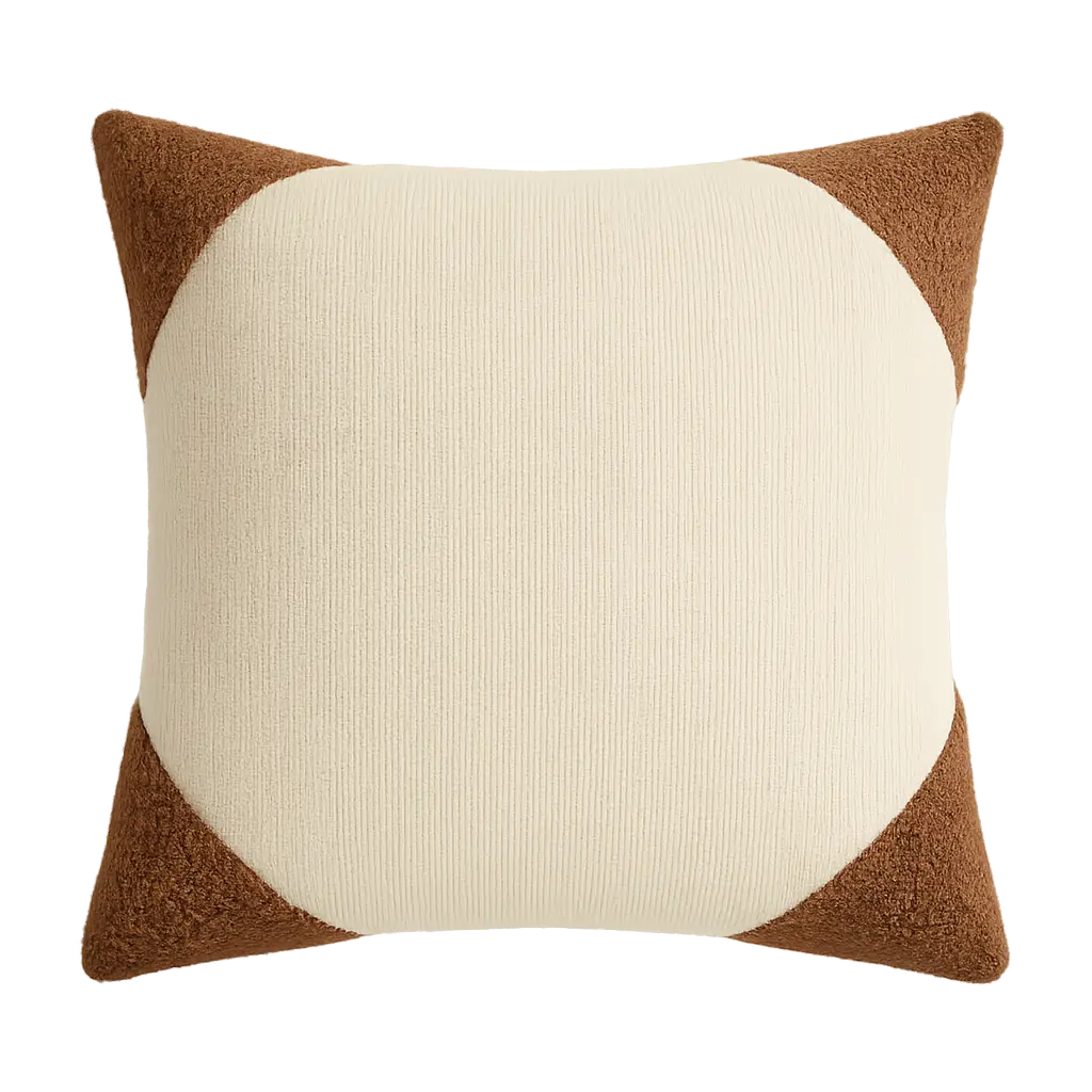 Cushion 60X30 Cm Cellio Brown+Beige