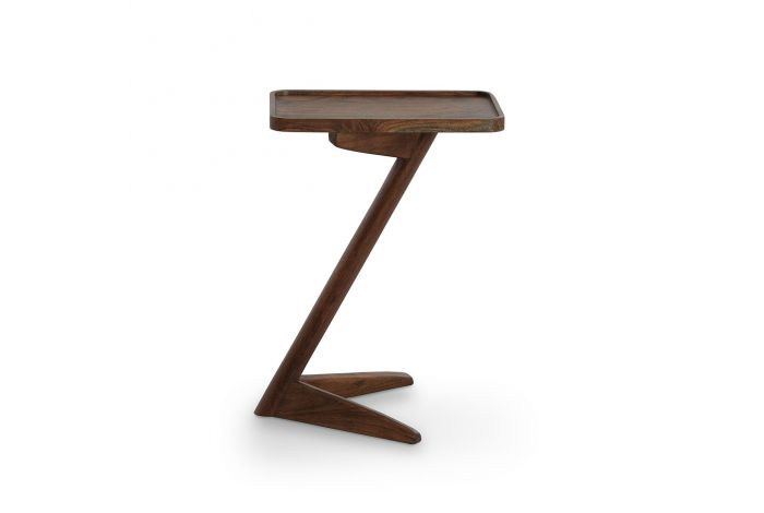 Side Table 45X42X63 Cm Qiano Acacia Wood