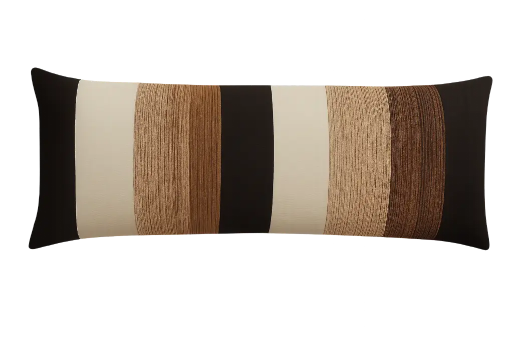 Coussin 35x100 Cm Minte Cream+Black+Brown