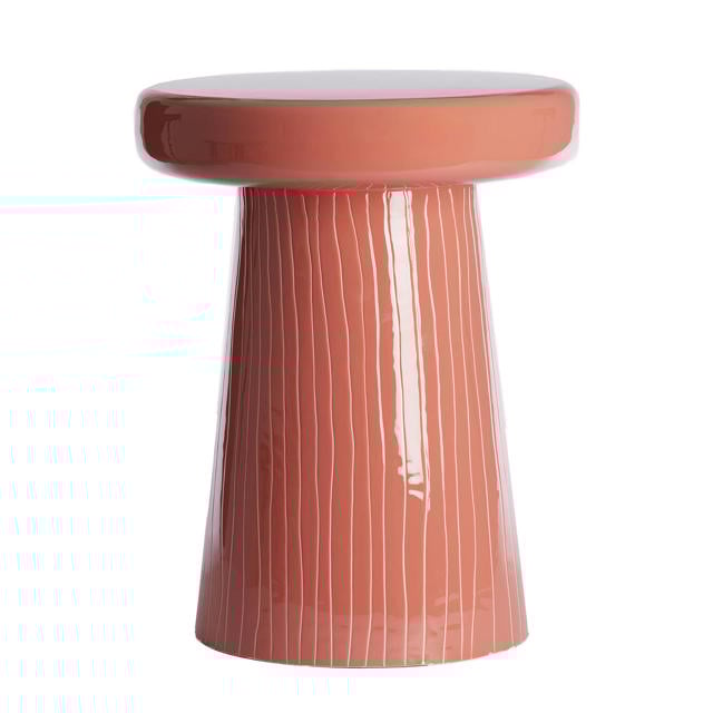 Side Table Ø41X51 Cm Nunoa Coral