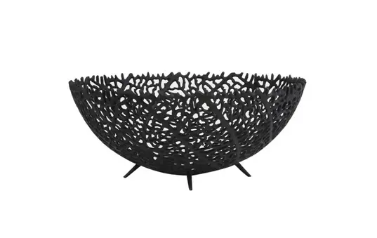 Bowl Ø35,5X14 Cm Galaxa Matt Black