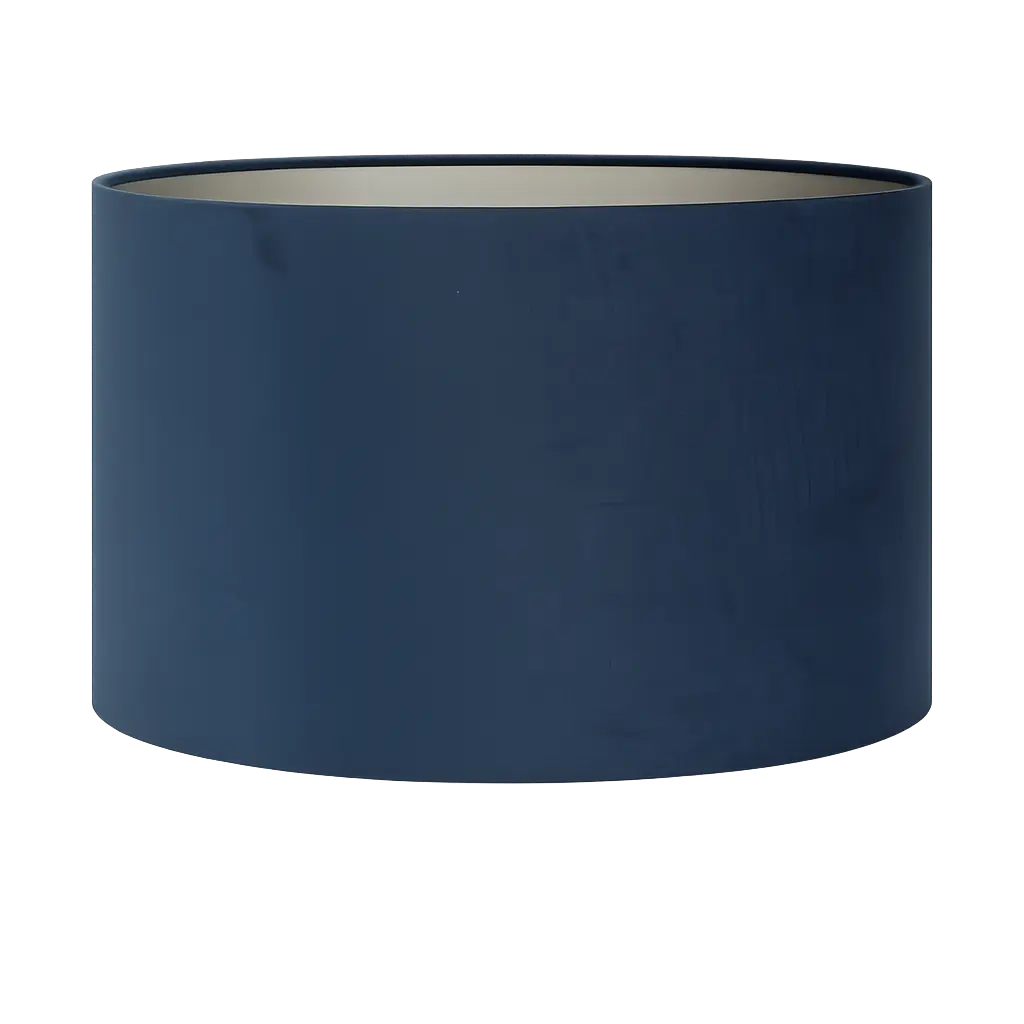 Shade Cylinder 35-35-30 Cm Velours Petrol Blue