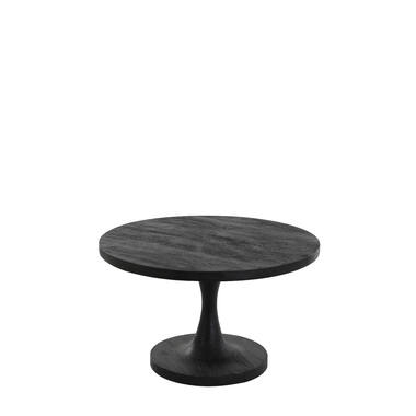 Side Table Ø60X36 Cm Bicaba Wood Black
