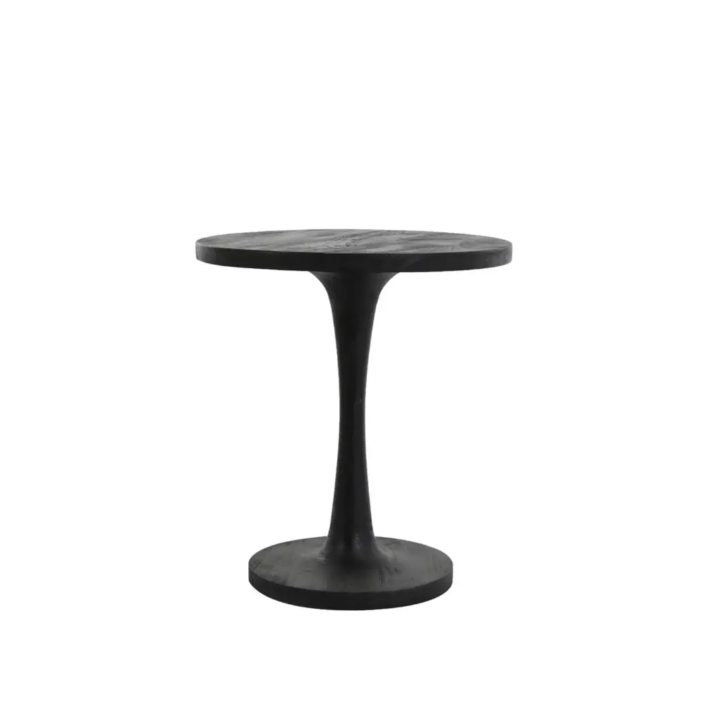 Coffee Table Ø70X40 Cm Bicaba Wood Black
