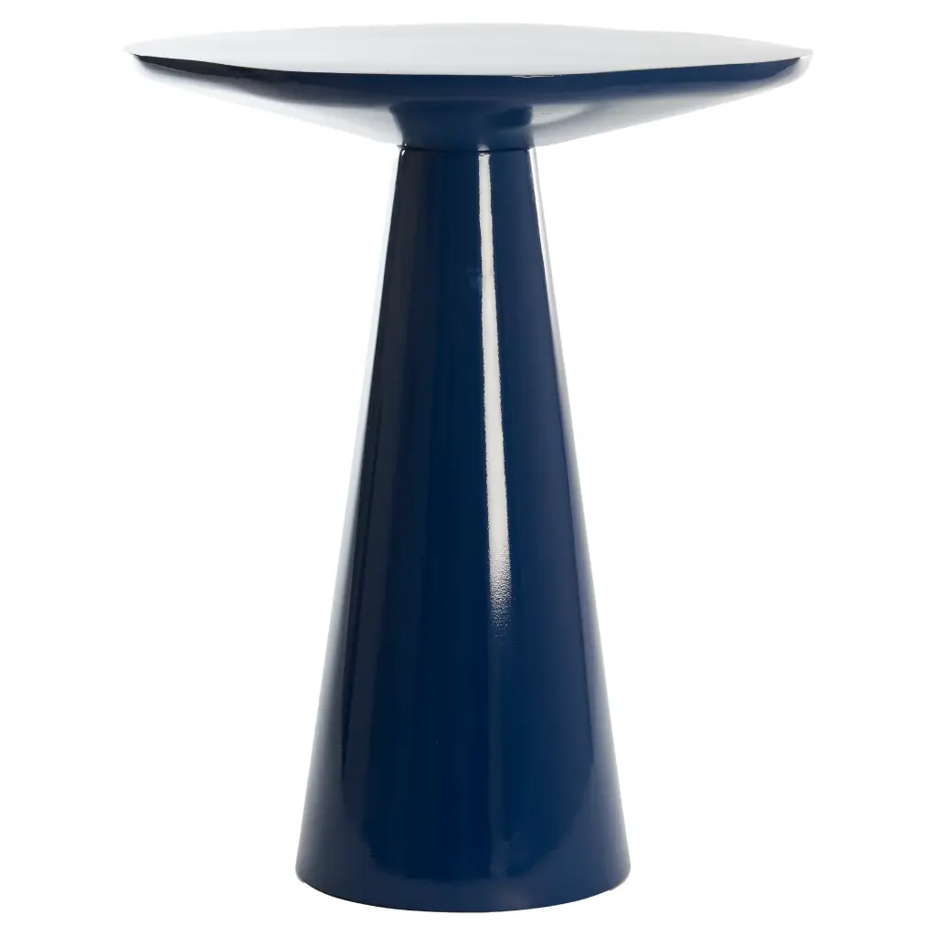 Side Table 45X45X59 Cm Abala Blue