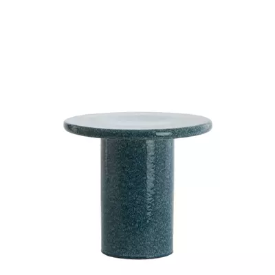 Side Table Ø34X46,5 Cm Franca Ceramics Green-Mint Green