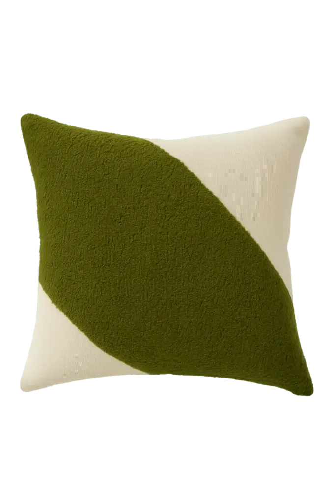 Cushion 45X45 Cm Tofna Green+White