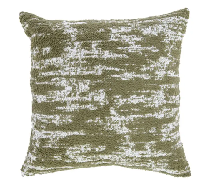 Coussin 45X45 Cm Cendre Green- Cream