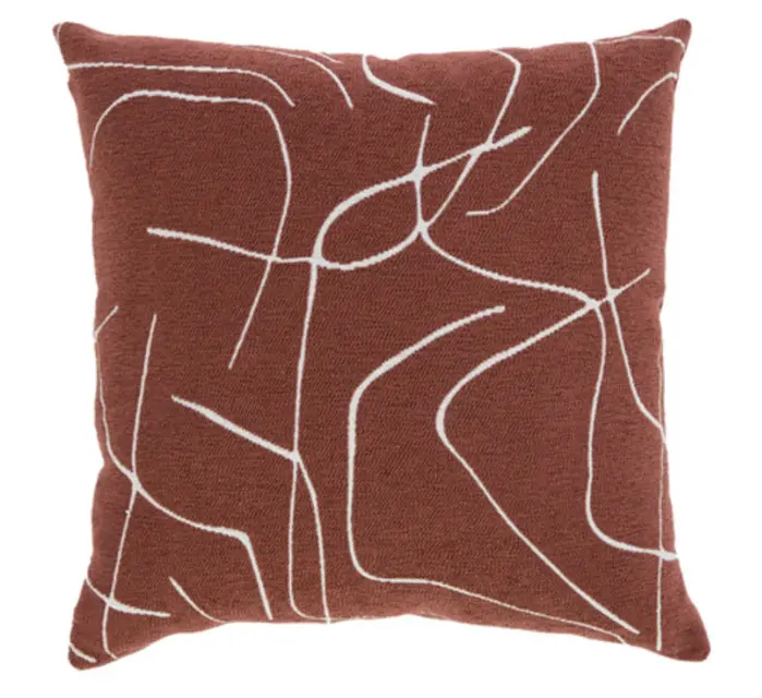 Coussin 45X45 Cm Royce Terra-White