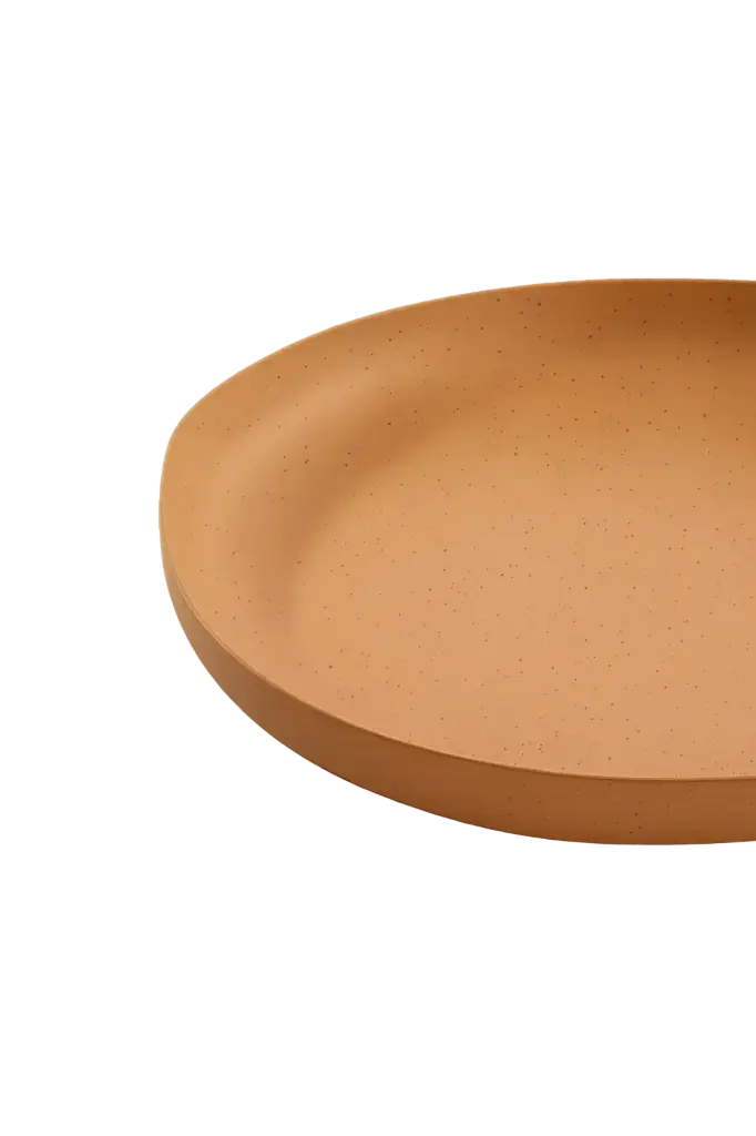 Dish 44X43,5X7 Cm Anzio Terra+Brown Spotted