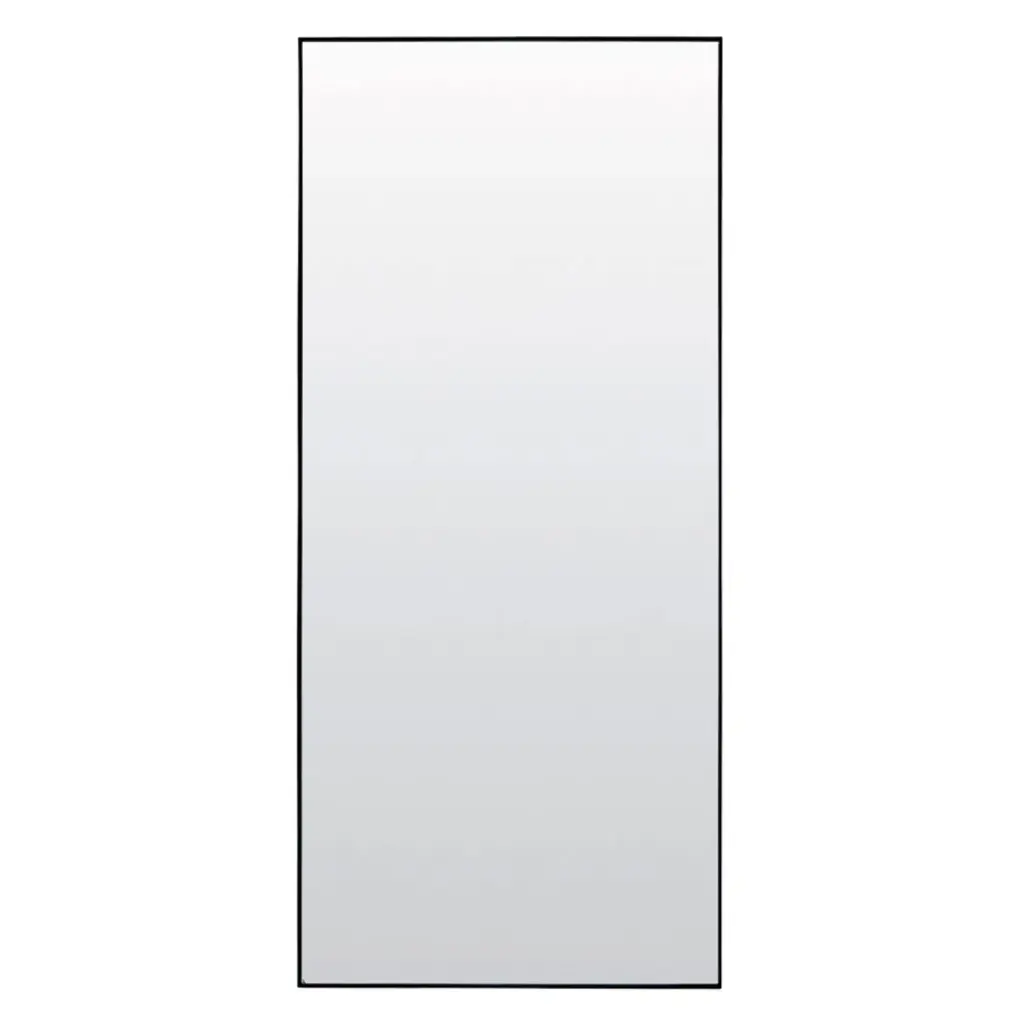 Mirror 80X1,5X180 Cm Zeneta Clear Glass+Black